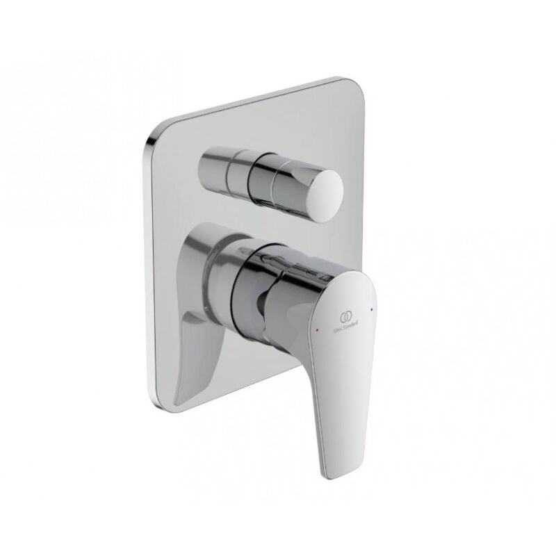 Mélangeur encastré pour baignoire/douche en laiton chromé Ideal Standard Cerafine