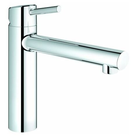Grohe Robinet de Cuisine Concetto Bec Medium Plage de Rotation de 140° Basse Pression