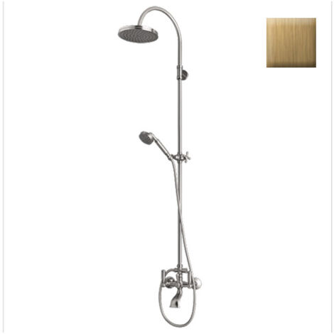 Mélangeur kit colonne bain-douche mural inverseur bronze Liberty Line - Bossini L01203022