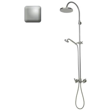 Mélangeur kit colonne de douche murale inverseur Liberty Line nickel satiné - Bossini L01201094