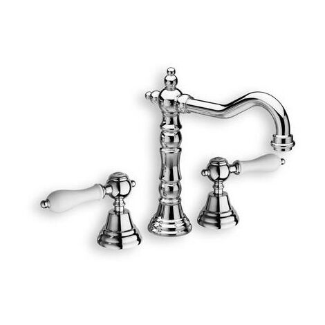 Mélangeur lavabo 3 trous avec bec chromé CANOVA ELITE - CRISTINA ONDYNA CE11251