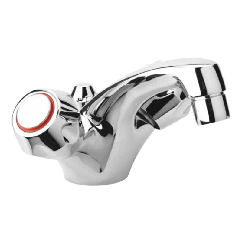 Paini France - Robinet lavabo, mélangeur bec fixe orchidea Tevere chromé