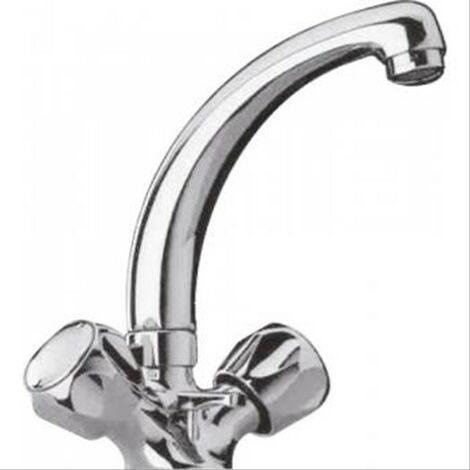 Mélangeur lavabo bec fondu mobile Paini NF - Inverseur automatique