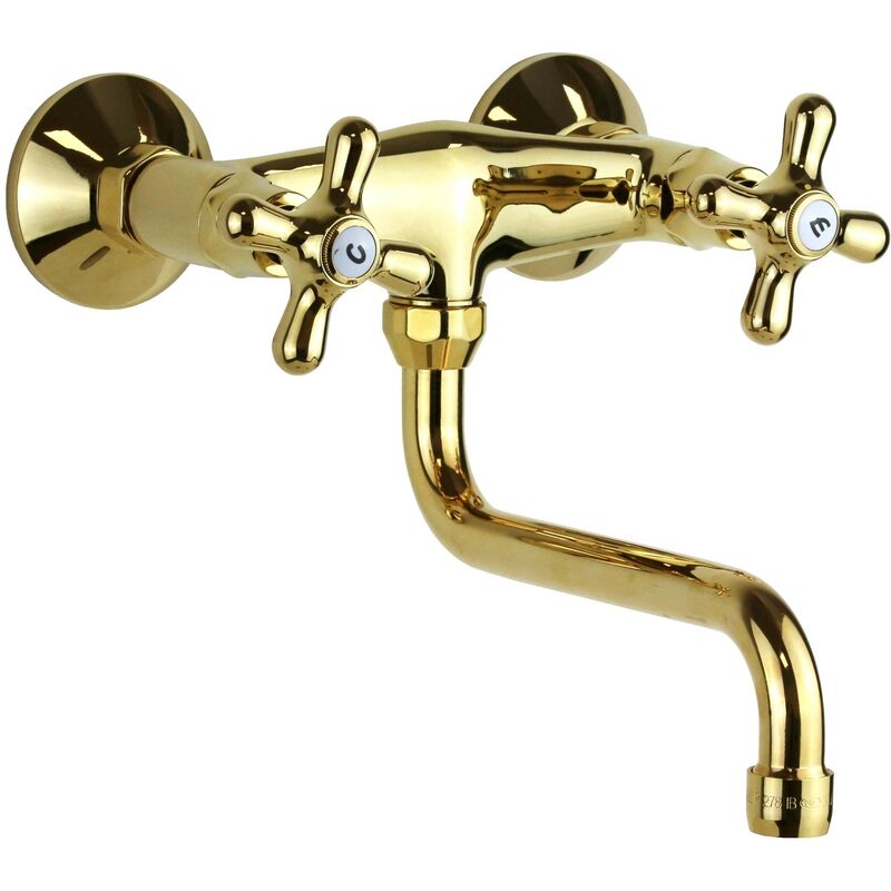 Paffoni - copy of Mélangeur lavabo encastré iris IRV161 VLV161 Or - Iris