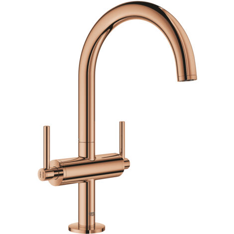 Mélangeur lavabo Grohe Atrio monotrou, taille L, avec poignée,