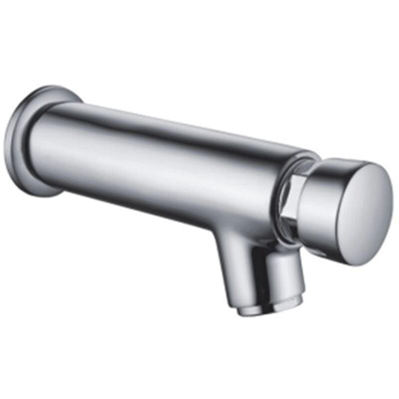 Mélangeur lavabo temporisé à eau chaude et froide Chrome avec Fonctionnement meccanique mod. Hotellerie