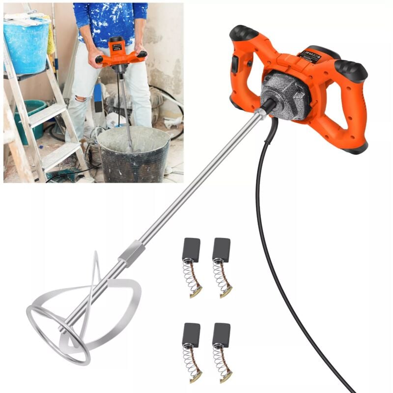 Mélangeur Mélangeur à main Mélangeur à mortier Mélangeur à béton 6 vitesses