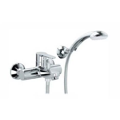 Mélangeur monoc. baignoire avec support articulaire ligne bleue