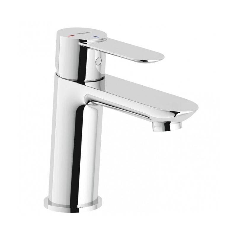 Nobili - Mélangeur monocommande pour lavabo en laiton chromé Sand