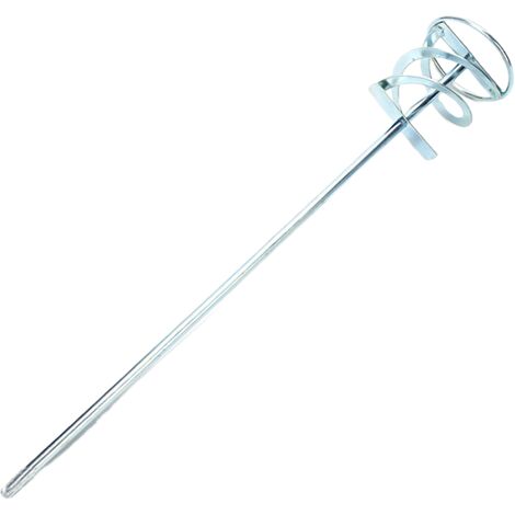 Mélangeur mortier pour perceuse électrique 12cm, Mitigeur, peinture et mortier mélangeur, , Longueur 500mm