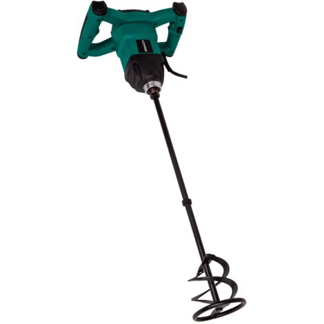 Mélangeur Peinture/Ciment 1200 W VONROC - 2 Vitesses - Pour Peinture,Plâtre, Papier Peint, Ciment - Soft Start, Régulateur Vitesse Constante - Câble Caoutchouc 3 M- Agitateur 120x600 mm Inclus