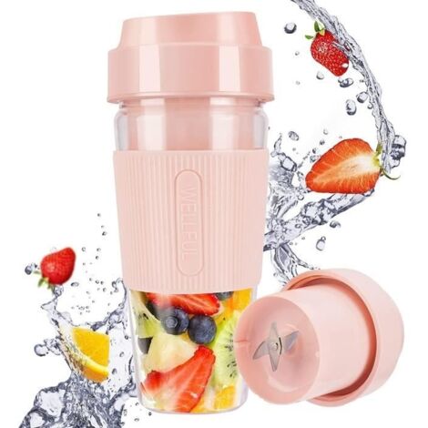 Mélangeur portable Mini blender rechargeable USB - 1200 mAh - Compact - Multifonctionnel