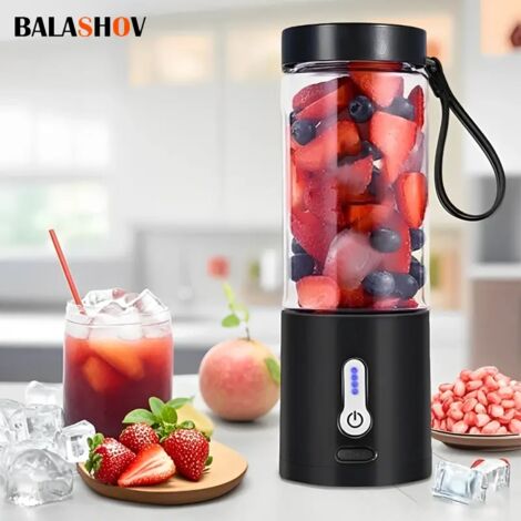 Mélangeur Portable puissant de 530ML pour milk-Shakes, Rechargeable par USB, robot culinaire, mélangeur de fruits, Mini presse-agrumes, tasse