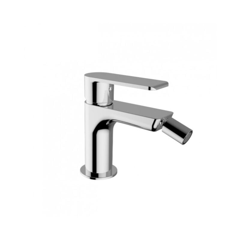 WTS - Mélangeur pour bidet en laiton chromé avec vidange automatique - Teorema xs