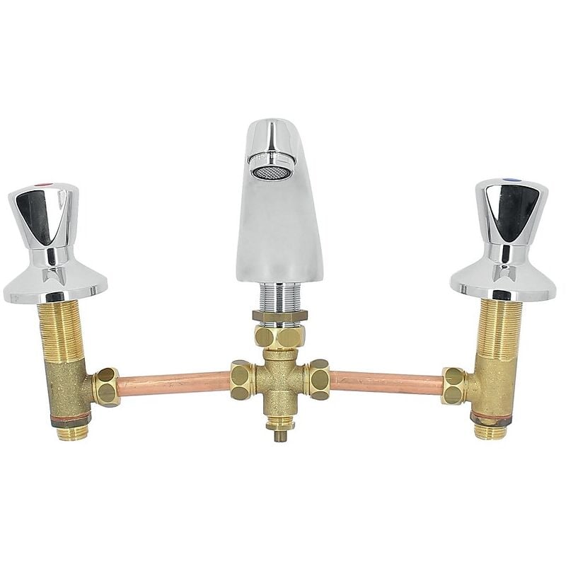 Mélangeur rénovation lavabo 3 trous entraxe 200 mm