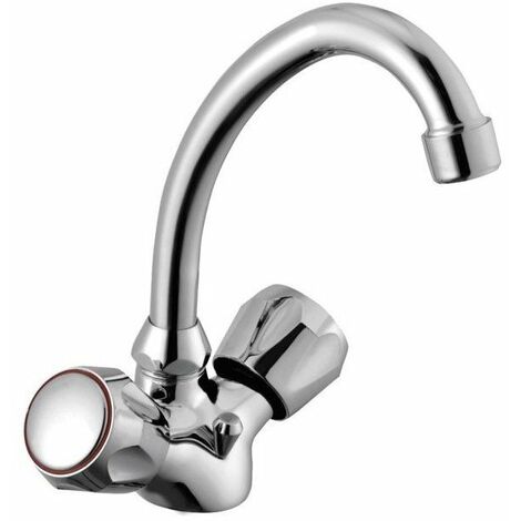 Melangeur ru chrome lavabo