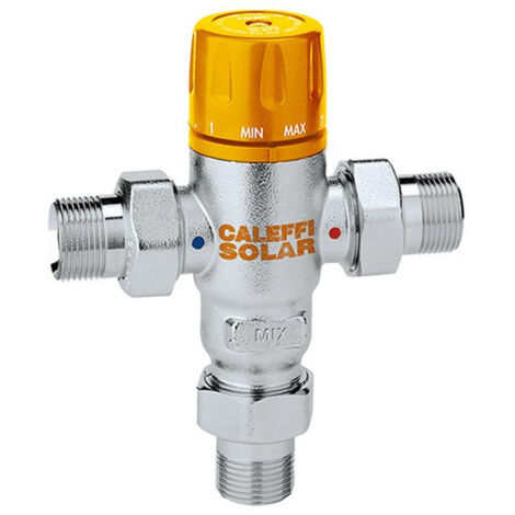 Mélangeur solaire Thermostat pour des températures d'entrée jusqu'à 100 Gr 3/4 pouce Caleffi