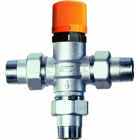 Mélangeur thermostatique chromé pour installations solaires FAR 3955  3/4"