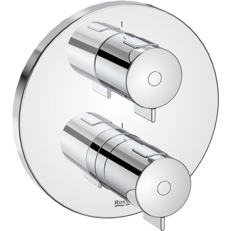 Roca - Mitigeur de douche thermostatique encastré (1 voie) T-500