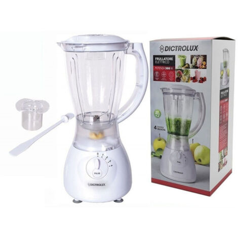 Mélangier électrique 1,5lt Conteneur 300w 4 Vitesse Avec Fonction D'impulsion Pour Smoothies