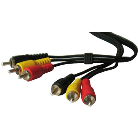 Melchioni 1,5 Meter audio-video Kabel 3RCA 3RCA 149000192
