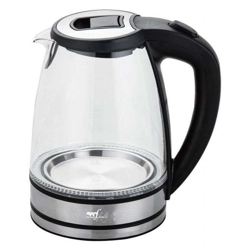 Melchioni MR Boil bollitore elettrico 1,7 L 2200 W Nero, Trasparente