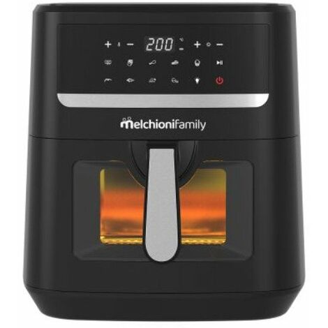 Melchioni Friggitrice Bella Mbriana 1800W Capacita 9 Litri Fino a 200 Gradi