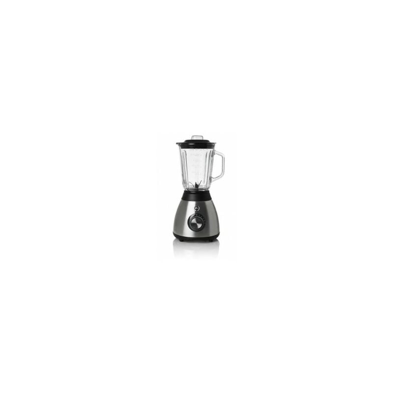 Image of Frullatore con Bicchiere Capacità 1.5 Lt Potenza 600 Watt Lame in Acciaio Bicchiere graduato Melchioni Frullo Glas