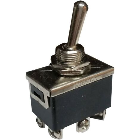 Melchioni interrupteur à levier bipolaire ON-OFF-ON 10A-250V 433329781