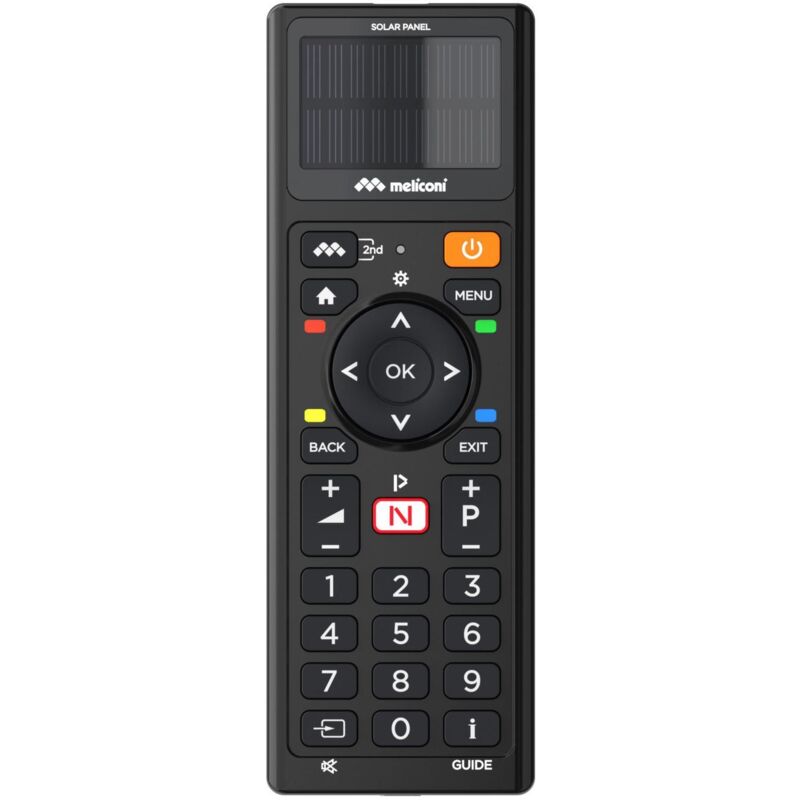 800508 Telecomando Tv Universale Ricaricabile Senza Batterie - Meliconi