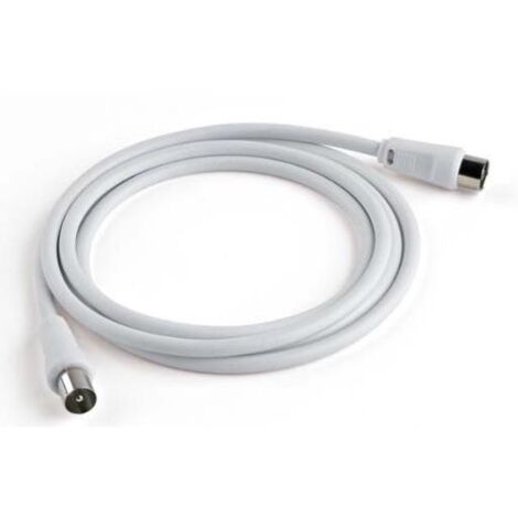 Meliconi ANT2M câble coaxial 2 m 9,5 mm Blanc