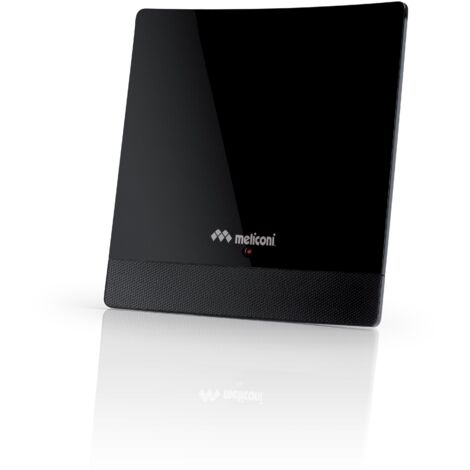 Meliconi AT 52 R1 USB Antenna Televisiva Digitale Terrestre da Interno 1 dB Nero