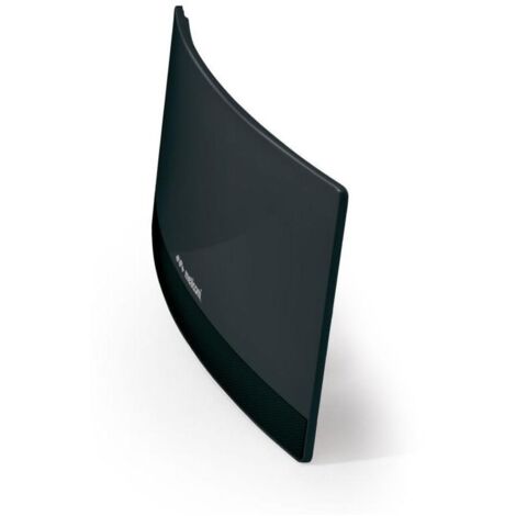 Meliconi AT55 R1 Antenna Televisiva da Interno Amplificata Nero