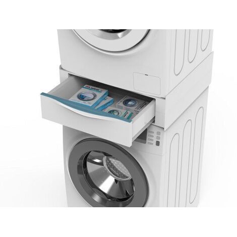 Meliconi Base Torre Extra L60 con Cassetto Estraibile Bianco