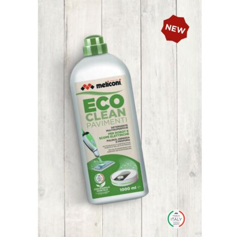 Meliconi Detergente Pavimenti Green Eco Clean per Robot e Scope
