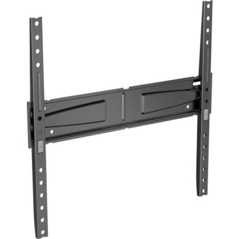 Meliconi FLATSTYLE FS400, Support de fixation murale de pour TV fixe, Support TV deécran plat de 40" à 65", Montage VESA 200-300-400, Capacité de charge de 50 Kg, Fabriqué en Italie, Noir