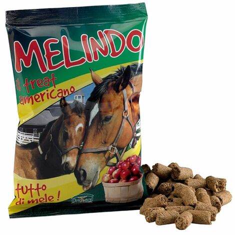 MELINDO 100% pommes déshydratées pour chevaux. Le classique American Horse Snack 397 g