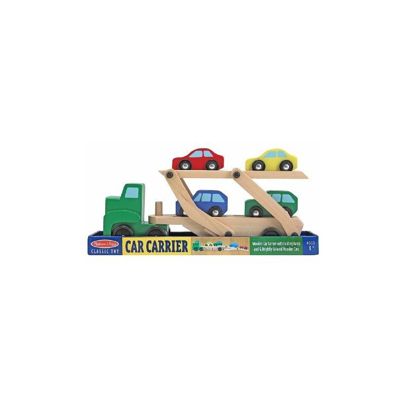 

Car Carrier Truck & Cars Wooden Toy Set vehículo de juguete - Melissa&doug