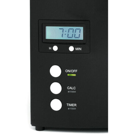 MELITTA 100801 Cafetiere filtre programmable Optima Timer - Noir
