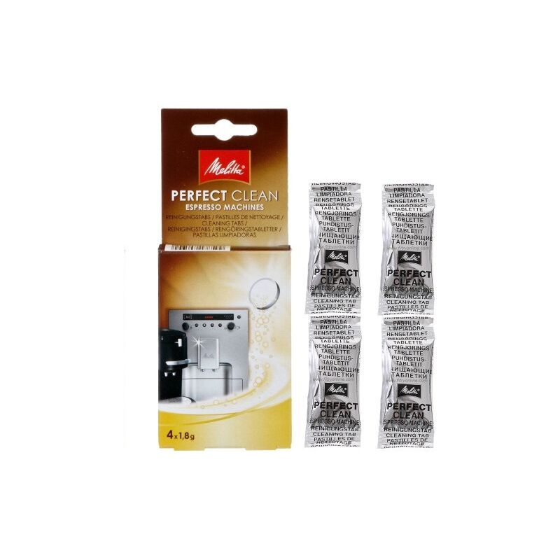 Melitta - Pastillas descalcificadoras (4 x 1,8g) para cafetera 6762481