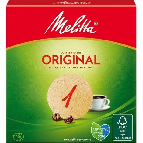 MELITTA 204335 FILTRO CAFFÈ MARRONE CLASSICO 100 PEZZI