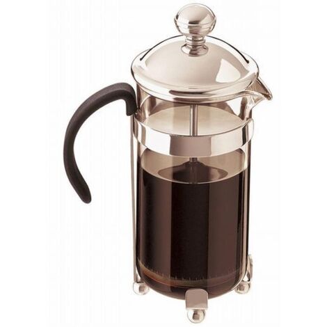 MELITTA Cafetière à piston Micro-Ondable Premium en verre et inox 3 tasses