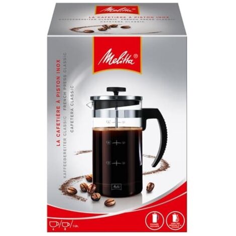 Melitta - caffettiera a stantuffo premium 8 tazzi - 6648657 - 3557880000417