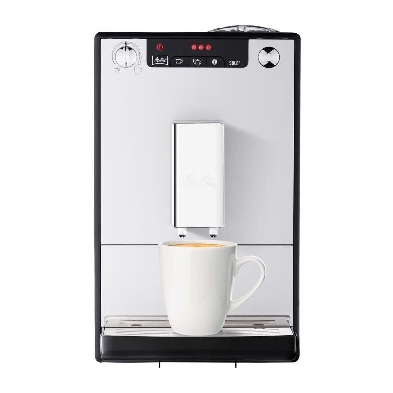 Image of MELITTA E950-103 Macchina per espresso automatica con macinacaffè Caffeo Solo - Argento