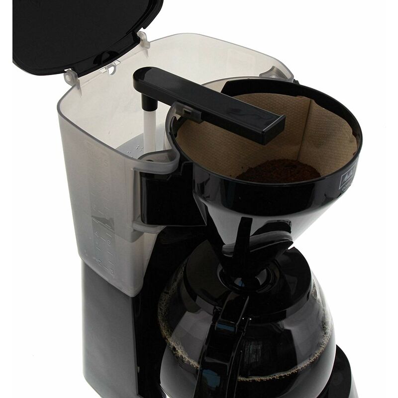 Easy Timer Freestanding Semi-auto Drip coffee maker 1.25L 10cups Black - Melitta