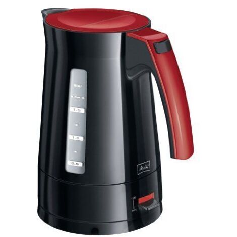 Melitta ENJOY Wasserkocher Rot-Schwarz