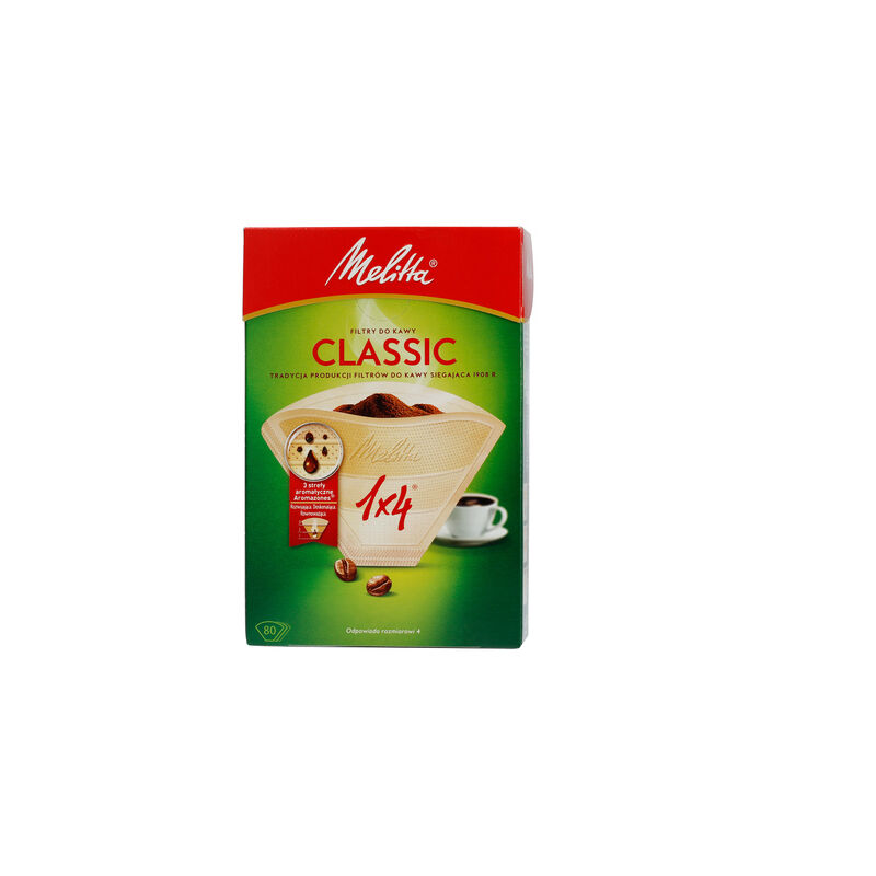 Image of Melitta - Filtri caffè in carta 1x4 - Classic - 80 pezzi