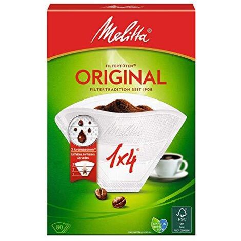 Melitta - Filtri per caffè, n. 102, 3 zone aromatiche