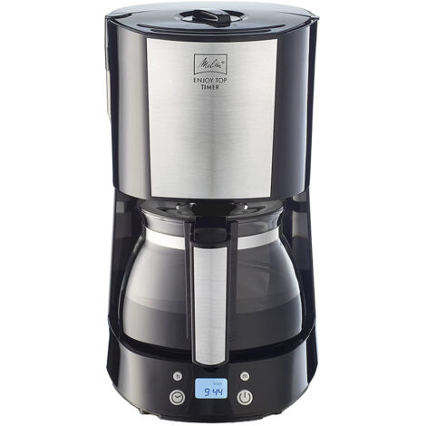 Melitta Kaffeemaschine 1017-11 Enjoy II Top Timer schwarz/edelstahl