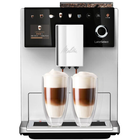 Melitta Latte Select 630-211 machine à café argent